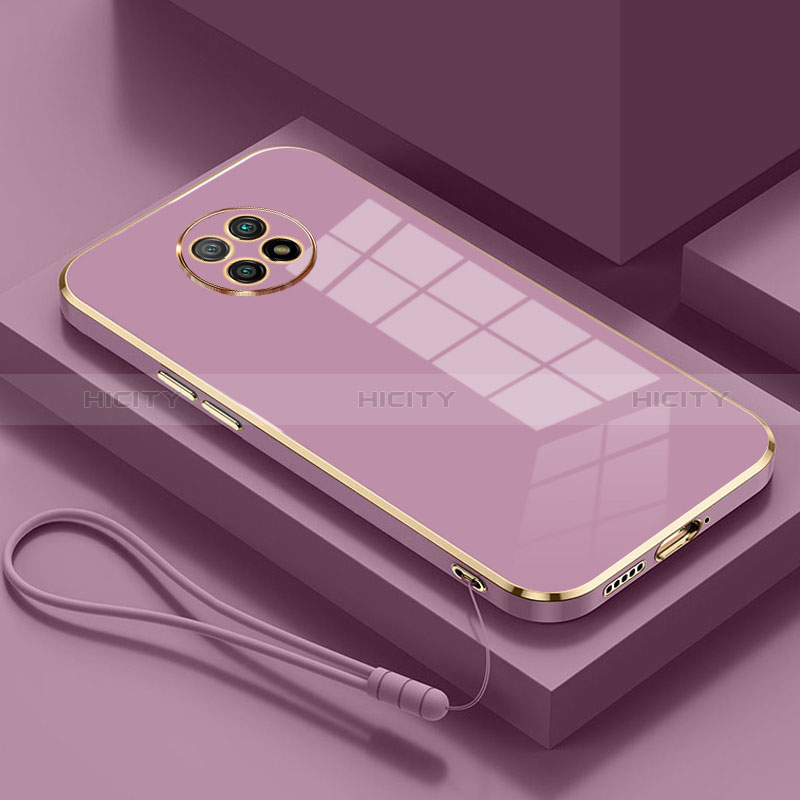 Funda Silicona Ultrafina Goma Carcasa S01 para Xiaomi Redmi Note 9 5G Morado