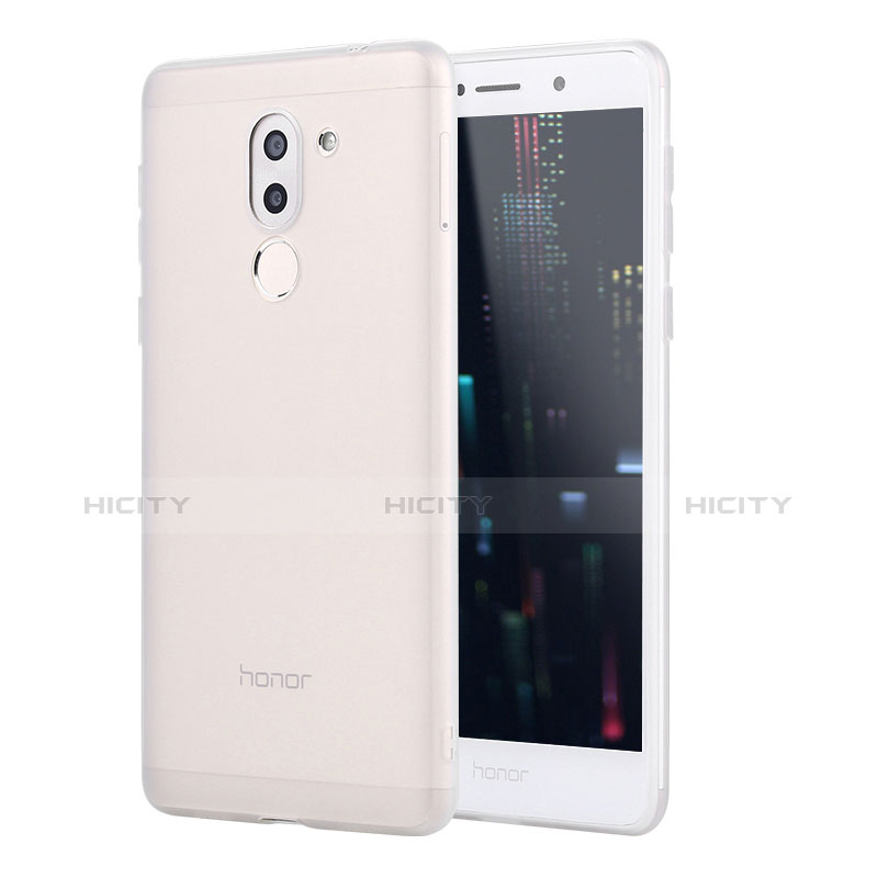 Funda Silicona Ultrafina Goma Carcasa S02 para Huawei Honor 6X Pro Blanco