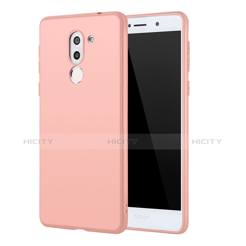 Funda Silicona Ultrafina Goma Carcasa S02 para Huawei Honor 6X Pro Rosa