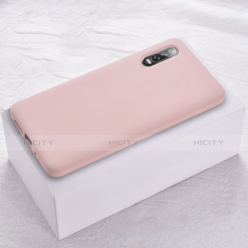 Funda Silicona Ultrafina Goma Carcasa S02 para Huawei P30 Rosa