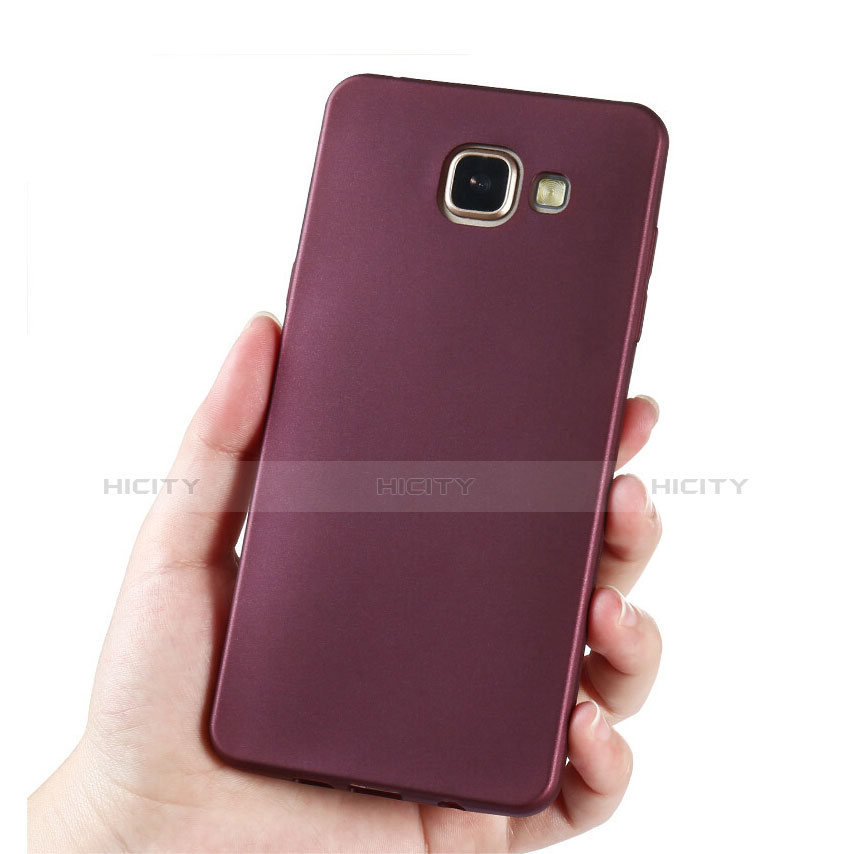 Funda Silicona Ultrafina Goma Carcasa S02 para Samsung Galaxy A5 (2016) SM-A510F Morado