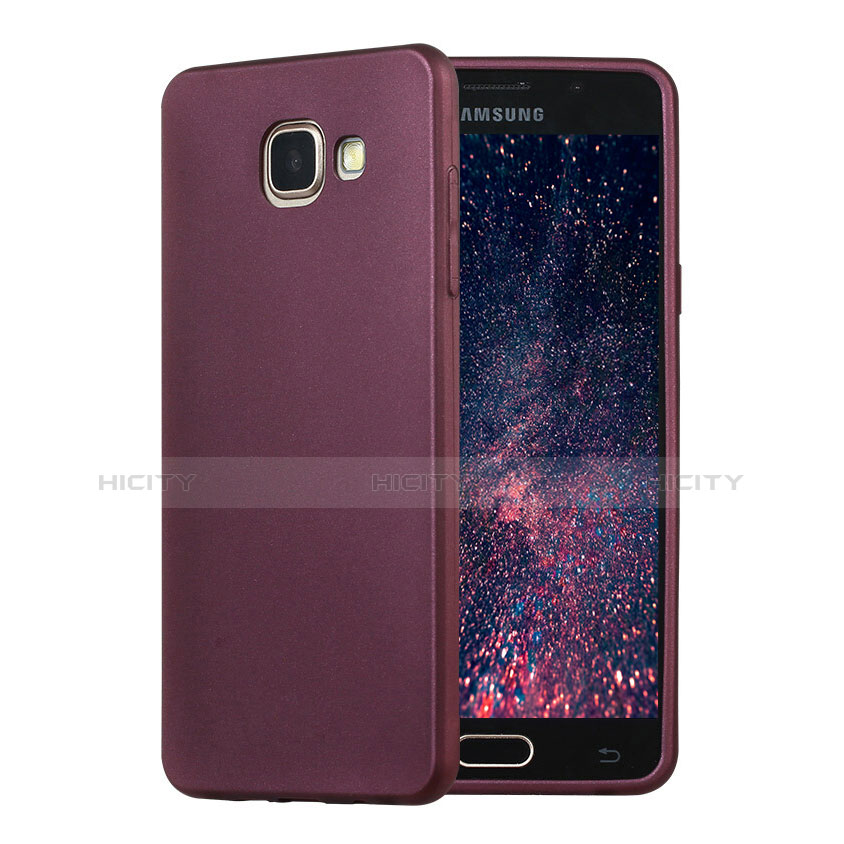 Funda Silicona Ultrafina Goma Carcasa S02 para Samsung Galaxy A5 (2016) SM-A510F Morado