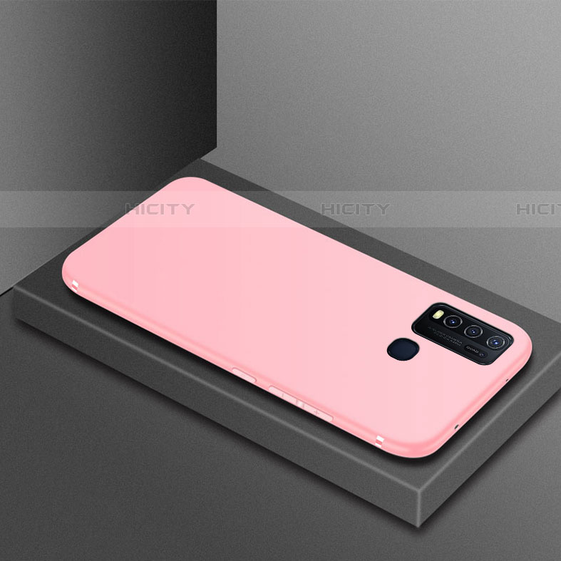 Funda Silicona Ultrafina Goma Carcasa S02 para Vivo Y50 Rosa