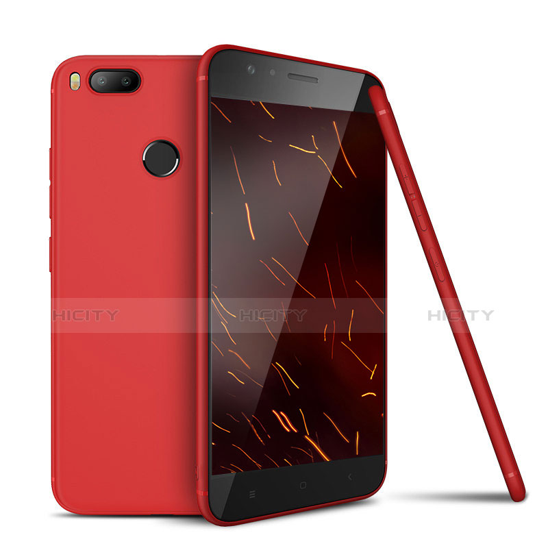 Funda Silicona Ultrafina Goma Carcasa S02 para Xiaomi Mi 5X Rojo