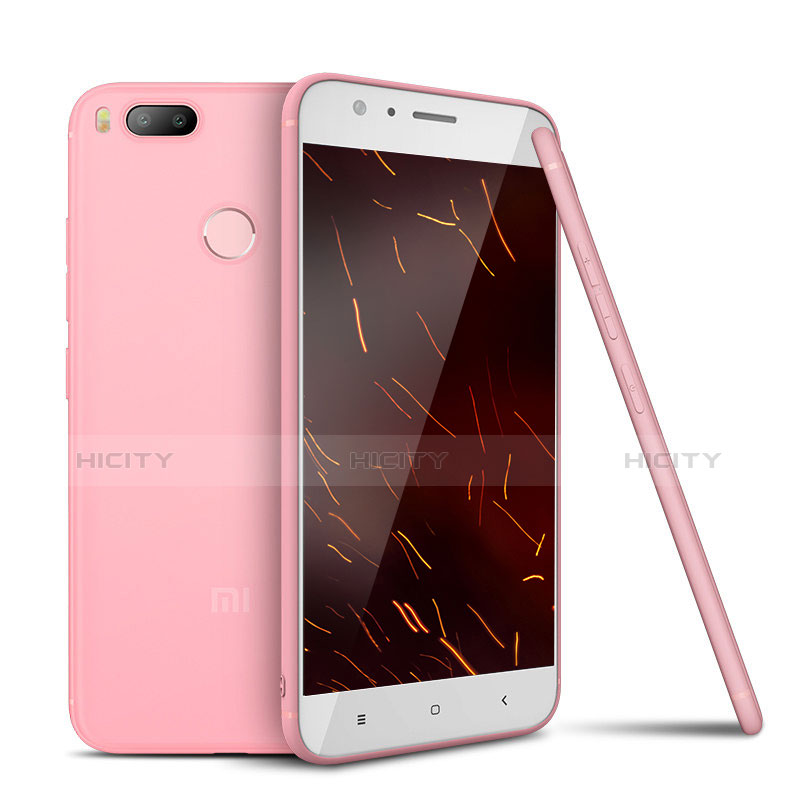 Funda Silicona Ultrafina Goma Carcasa S02 para Xiaomi Mi 5X Rosa