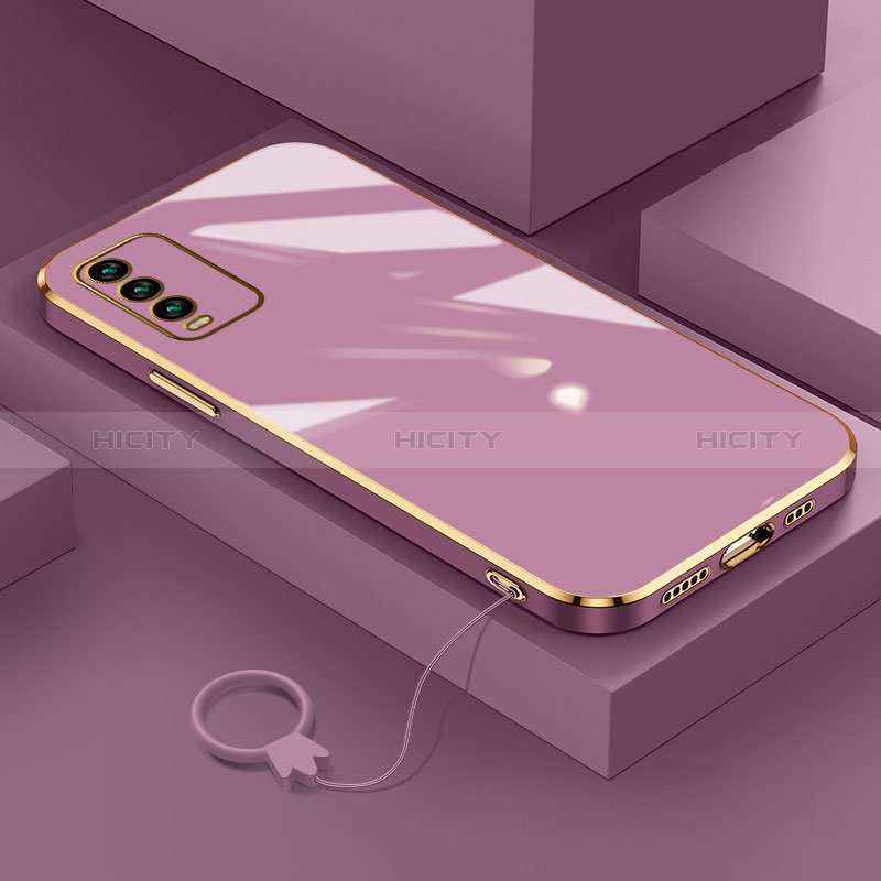 Funda Silicona Ultrafina Goma Carcasa S02 para Xiaomi Redmi 9 Power Morado