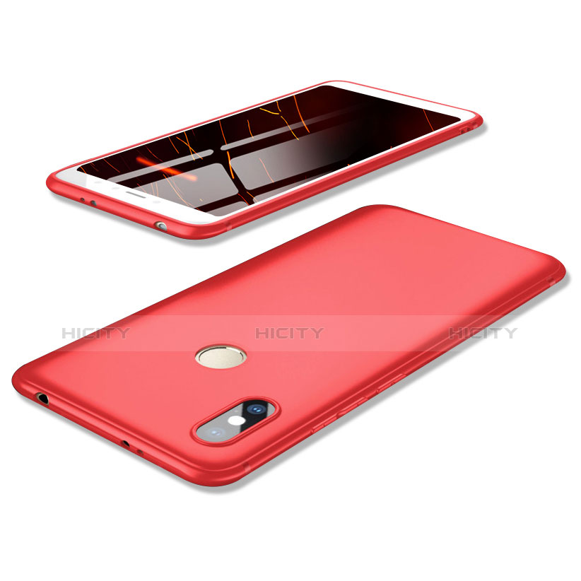 Funda Silicona Ultrafina Goma Carcasa S02 para Xiaomi Redmi Y2 Rojo