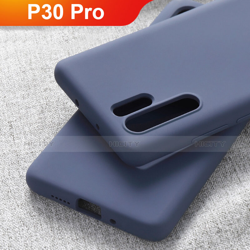 Funda Silicona Ultrafina Goma Carcasa S03 para Huawei P30 Pro Azul