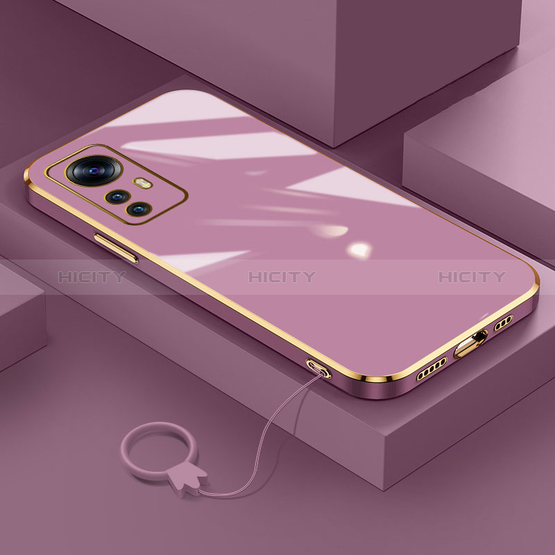 Funda Silicona Ultrafina Goma Carcasa S03 para Xiaomi Mi 12T 5G Morado