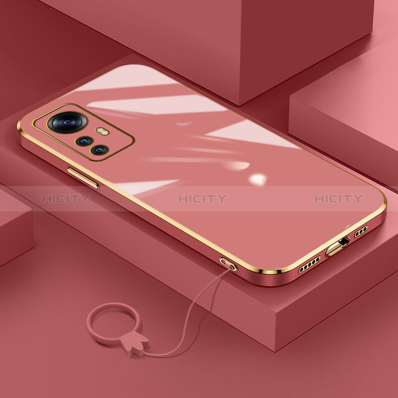 Funda Silicona Ultrafina Goma Carcasa S03 para Xiaomi Mi 12T Pro 5G Rojo