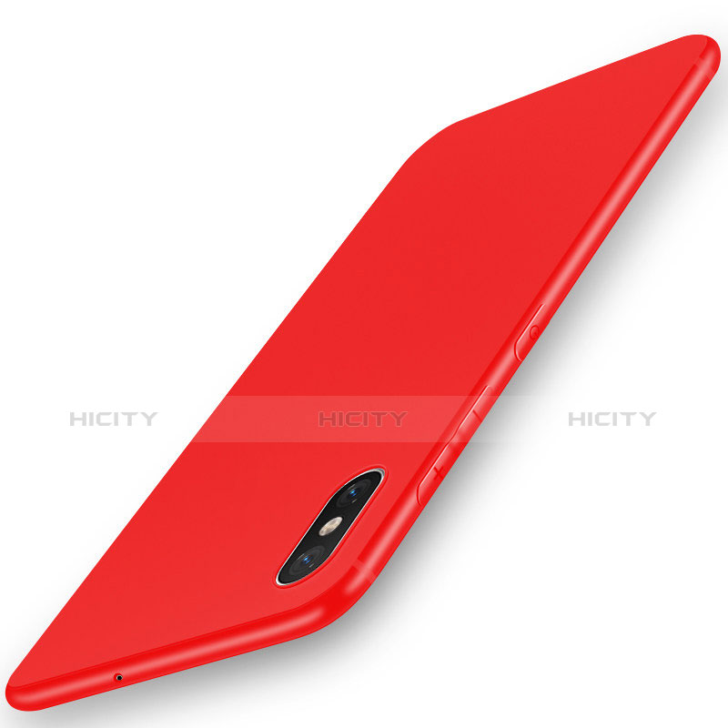 Funda Silicona Ultrafina Goma Carcasa S03 para Xiaomi Mi 8 Pro Global Version Rojo