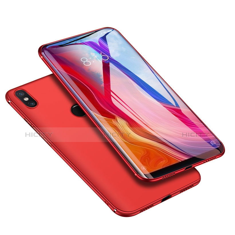 Funda Silicona Ultrafina Goma Carcasa S04 para Xiaomi Mi 8 Rojo