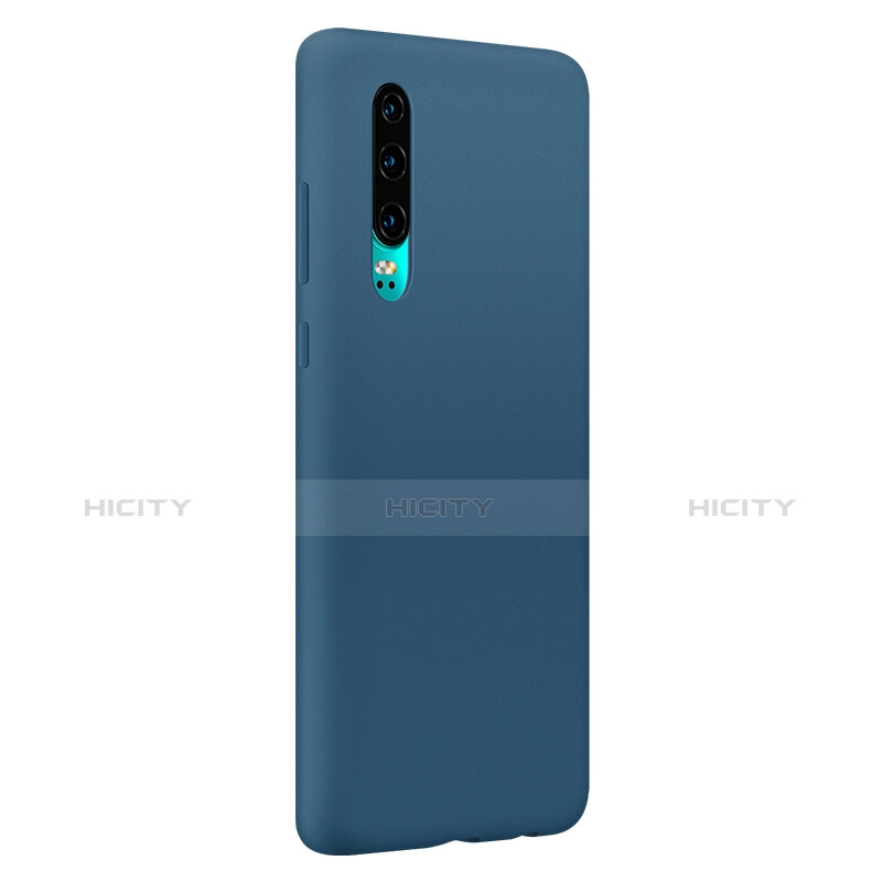 Funda Silicona Ultrafina Goma Carcasa S05 para Huawei P30 Azul