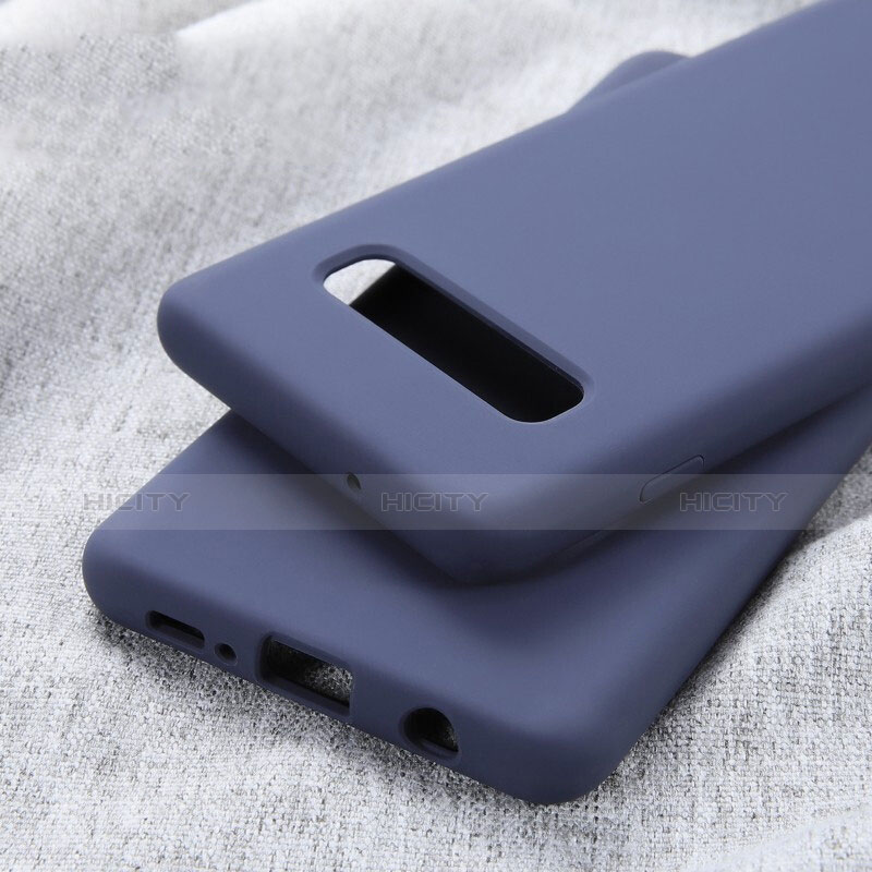 Funda Silicona Ultrafina Goma Carcasa U01 para Samsung Galaxy S10 Plus Azul