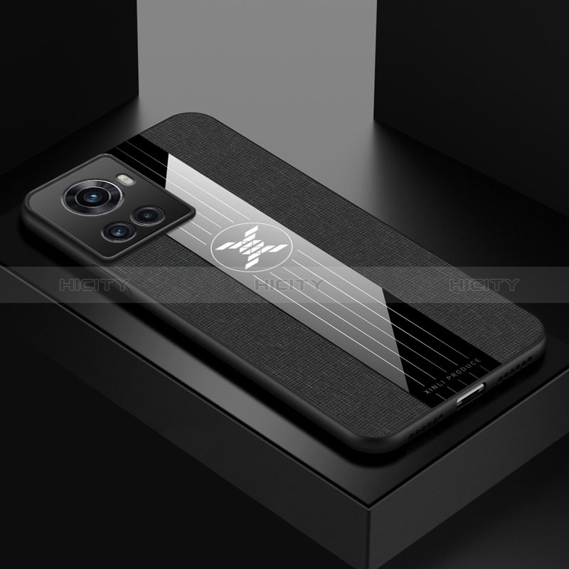 Funda Silicona Ultrafina Goma Carcasa X01L para OnePlus 10R 5G Negro