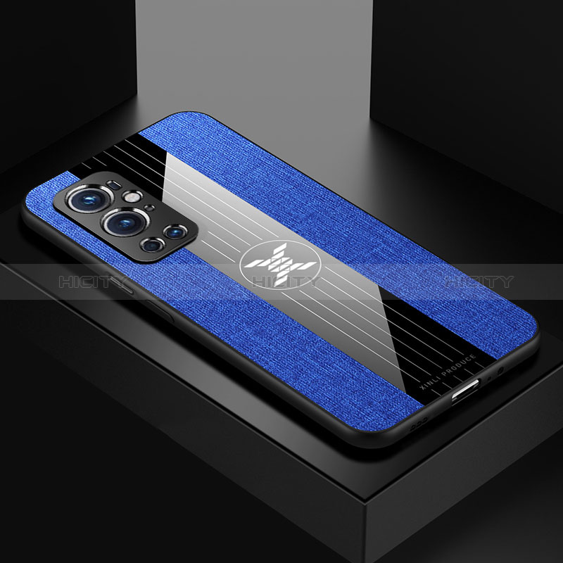 Funda Silicona Ultrafina Goma Carcasa X01L para OnePlus 9 Pro 5G Azul