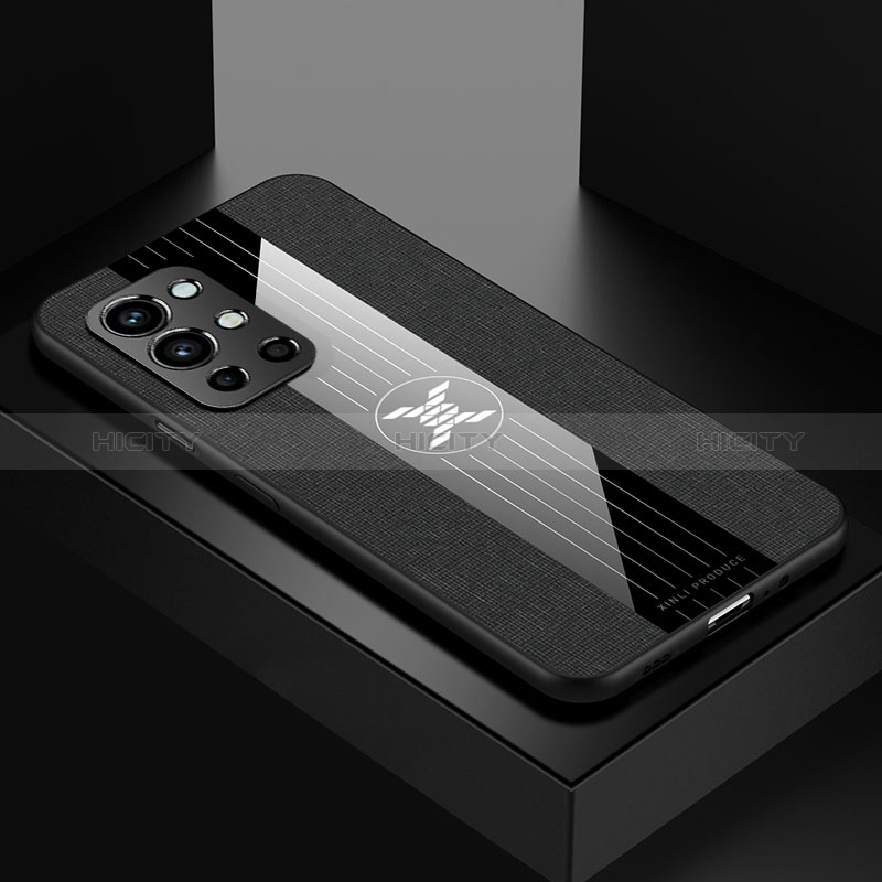 Funda Silicona Ultrafina Goma Carcasa X01L para OnePlus 9R 5G Negro