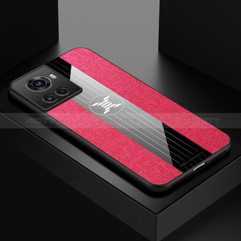 Funda Silicona Ultrafina Goma Carcasa X01L para OnePlus Ace 5G Rojo