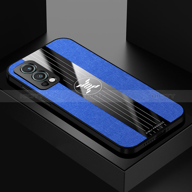 Funda Silicona Ultrafina Goma Carcasa X01L para OnePlus Nord 2 5G Azul