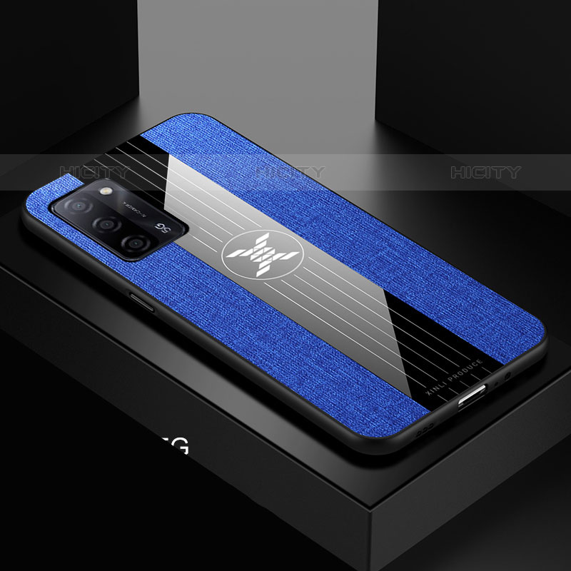 Funda Silicona Ultrafina Goma Carcasa X01L para Oppo A53s 5G Azul