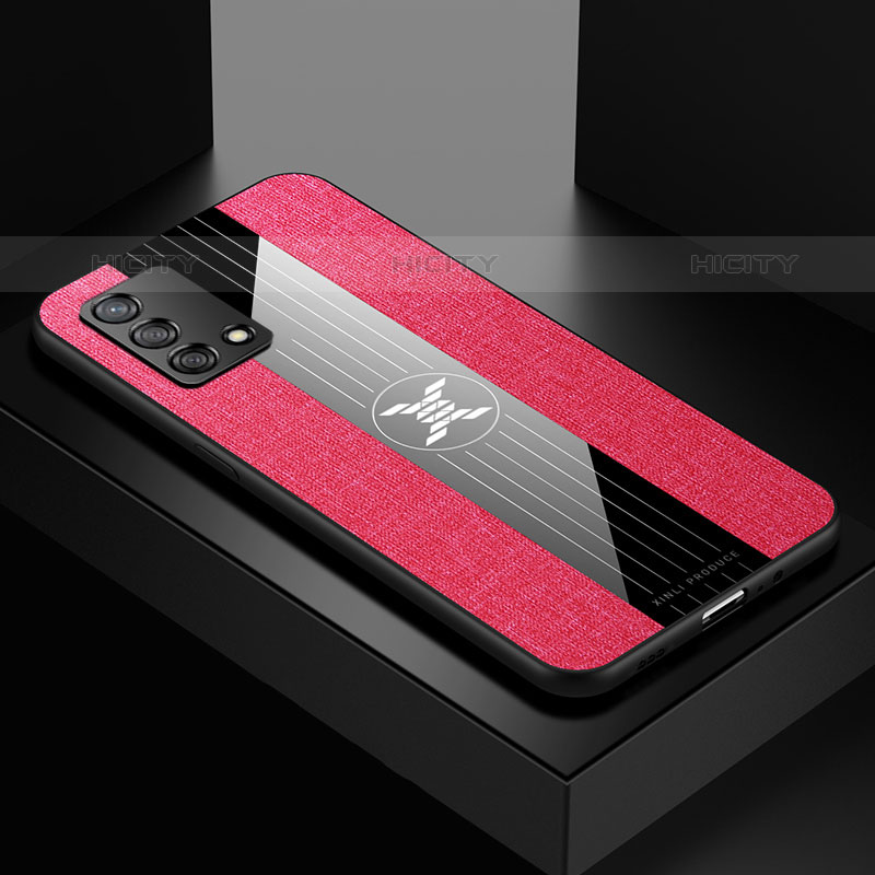 Funda Silicona Ultrafina Goma Carcasa X01L para Oppo A74 4G Rojo