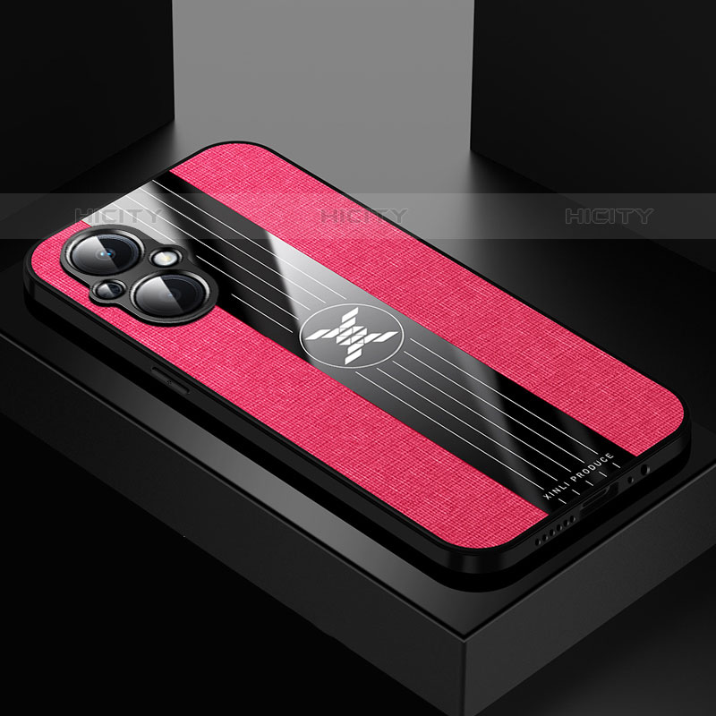 Funda Silicona Ultrafina Goma Carcasa X01L para Oppo F21 Pro 5G Rojo