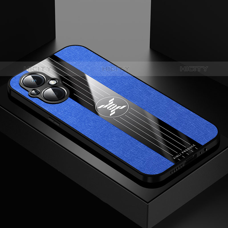 Funda Silicona Ultrafina Goma Carcasa X01L para Oppo F21s Pro 5G Azul