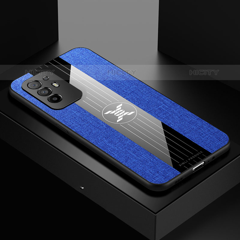 Funda Silicona Ultrafina Goma Carcasa X01L para Oppo Reno5 Z 5G Azul