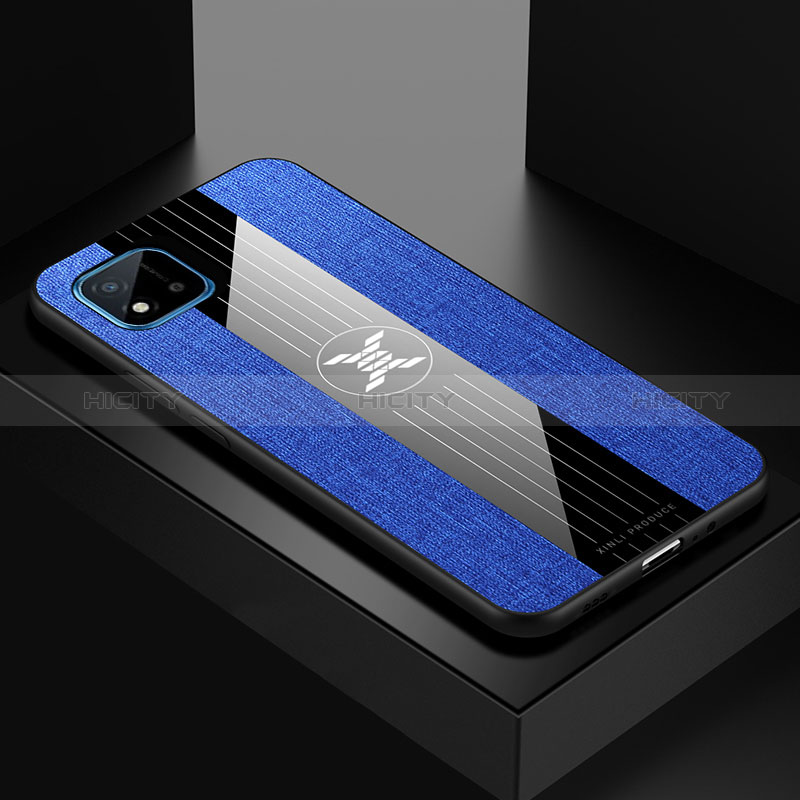 Funda Silicona Ultrafina Goma Carcasa X01L para Realme C11 (2021) Azul