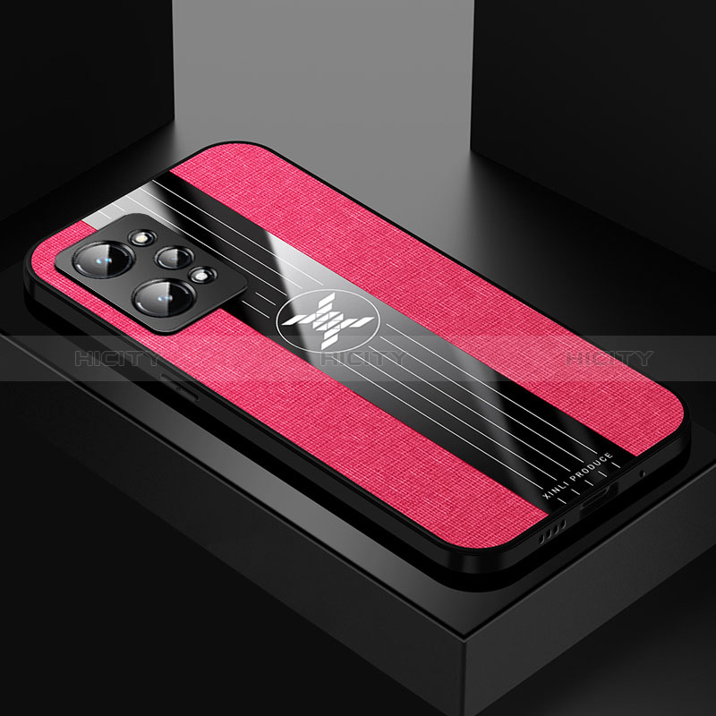 Funda Silicona Ultrafina Goma Carcasa X01L para Realme GT Neo 3T 5G Rojo