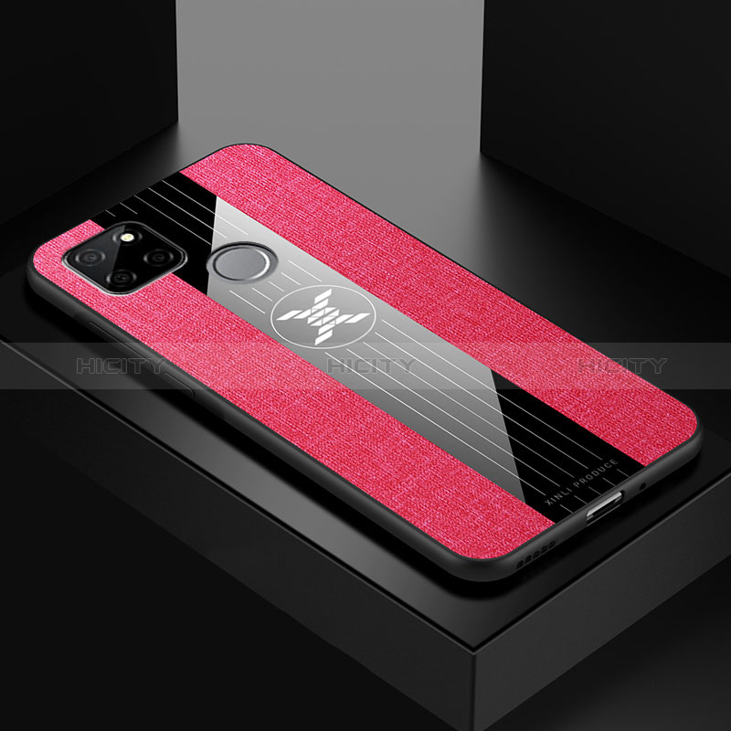 Funda Silicona Ultrafina Goma Carcasa X01L para Realme Q2i 5G Rojo