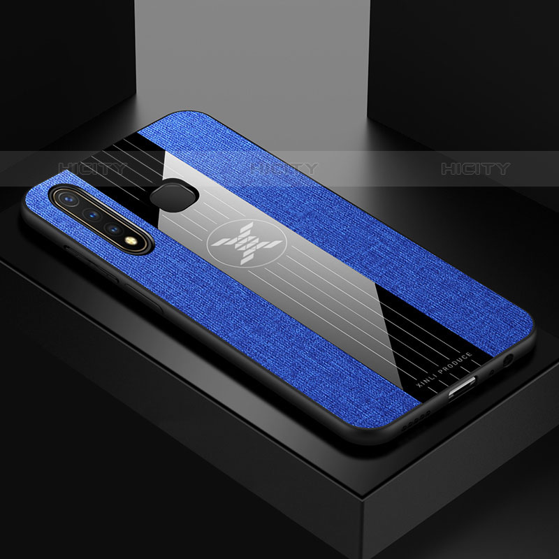 Funda Silicona Ultrafina Goma Carcasa X01L para Vivo iQOO U3 4G Azul