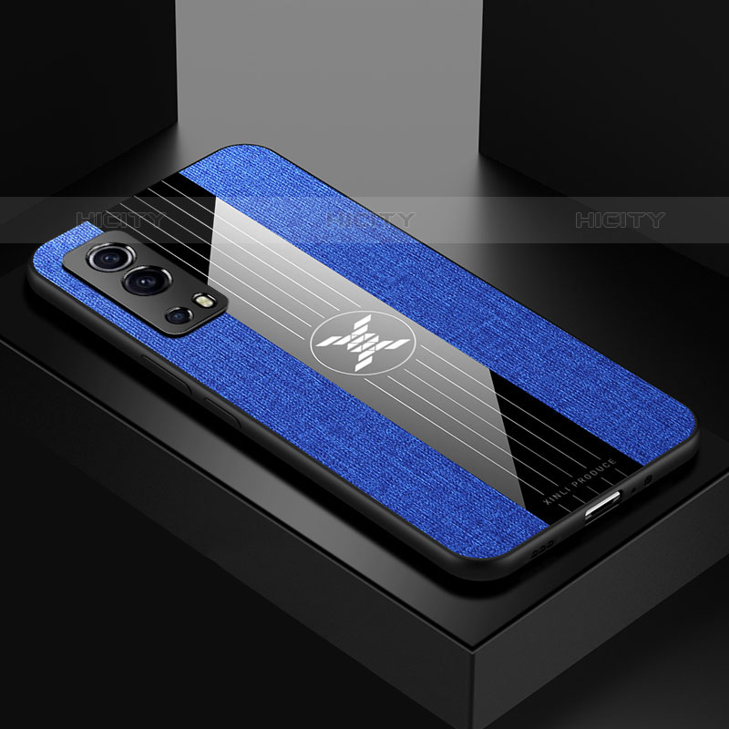 Funda Silicona Ultrafina Goma Carcasa X01L para Vivo iQOO Z3 5G Azul