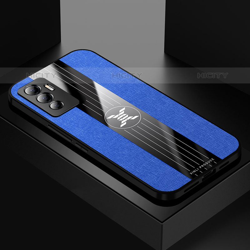 Funda Silicona Ultrafina Goma Carcasa X01L para Vivo V23e 5G Azul