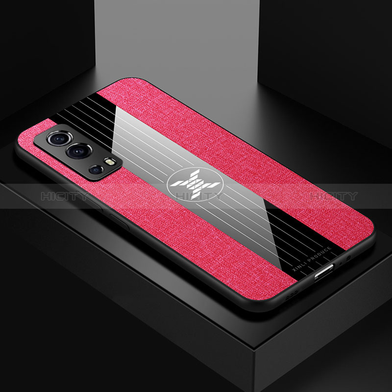 Funda Silicona Ultrafina Goma Carcasa X01L para Vivo Y72 5G Rojo