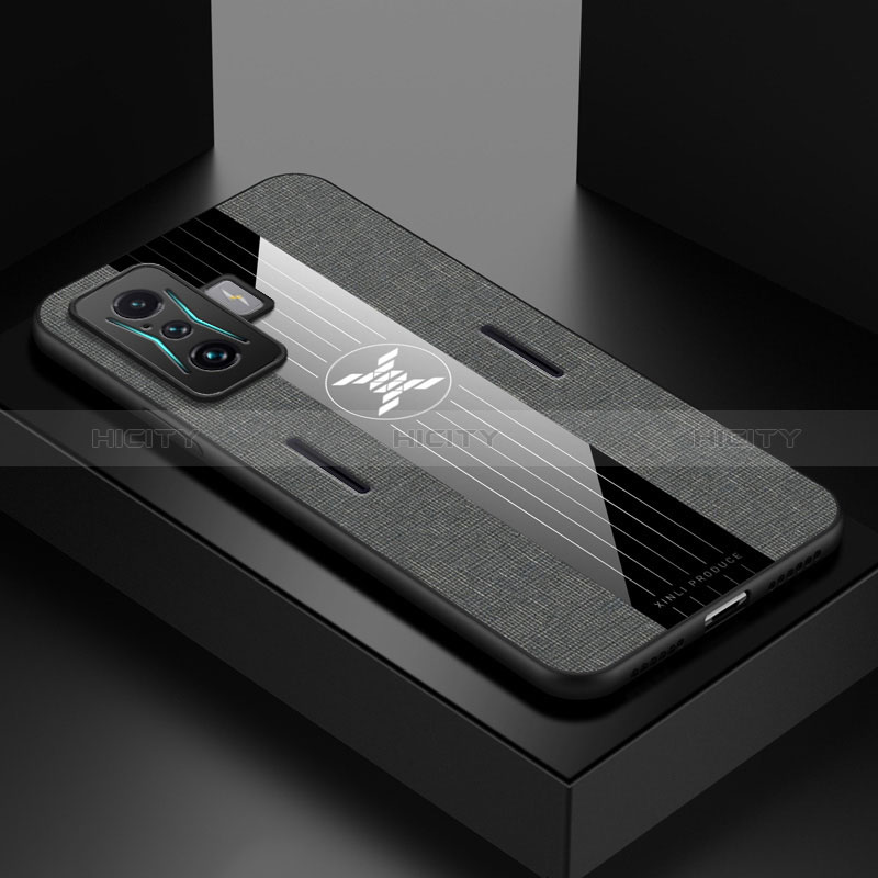 Funda Silicona Ultrafina Goma Carcasa X01L para Xiaomi Poco F4 GT 5G Gris