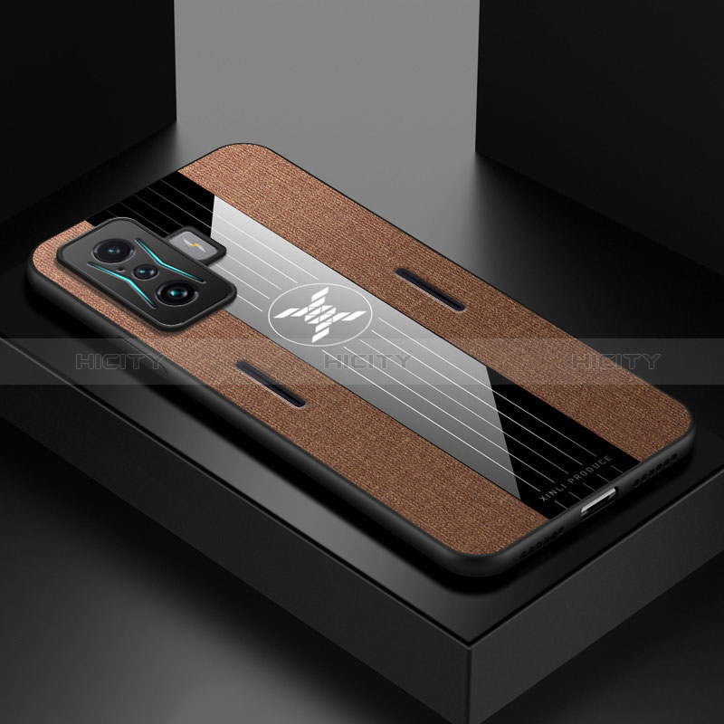 Funda Silicona Ultrafina Goma Carcasa X01L para Xiaomi Poco F4 GT 5G Marron