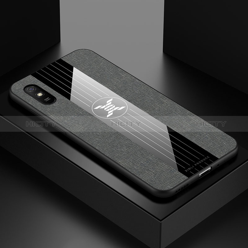 Funda Silicona Ultrafina Goma Carcasa X01L para Xiaomi Redmi 9A Gris