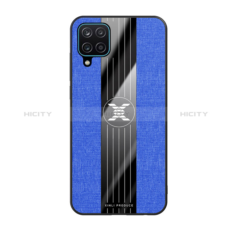 Funda Silicona Ultrafina Goma Carcasa X02L para Samsung Galaxy A12 Nacho Azul