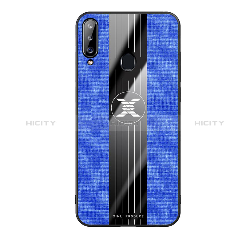 Funda Silicona Ultrafina Goma Carcasa X02L para Samsung Galaxy A20s Azul