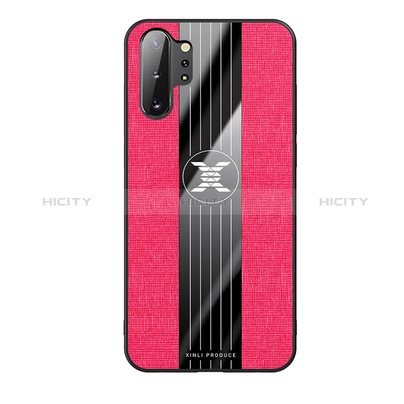 Funda Silicona Ultrafina Goma Carcasa X02L para Samsung Galaxy Note 10 Plus 5G Rojo