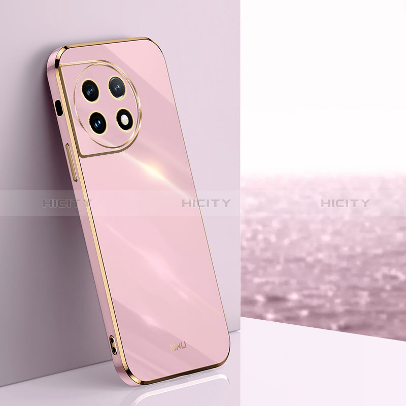 Funda Silicona Ultrafina Goma Carcasa XL1 para OnePlus Ace 2 5G Purpura Claro