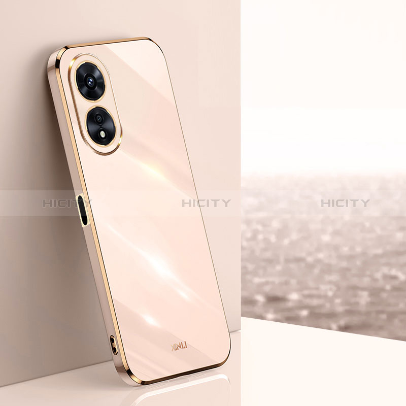 Funda Silicona Ultrafina Goma Carcasa XL1 para Oppo A1 5G Oro