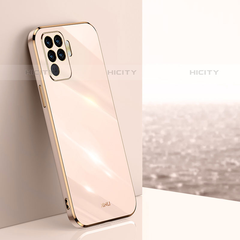 Funda Silicona Ultrafina Goma Carcasa XL1 para Oppo F19 Pro Oro