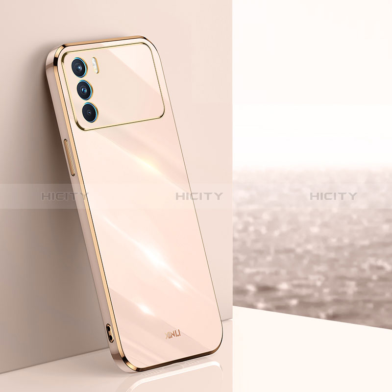 Funda Silicona Ultrafina Goma Carcasa XL1 para Oppo K9 Pro 5G Oro