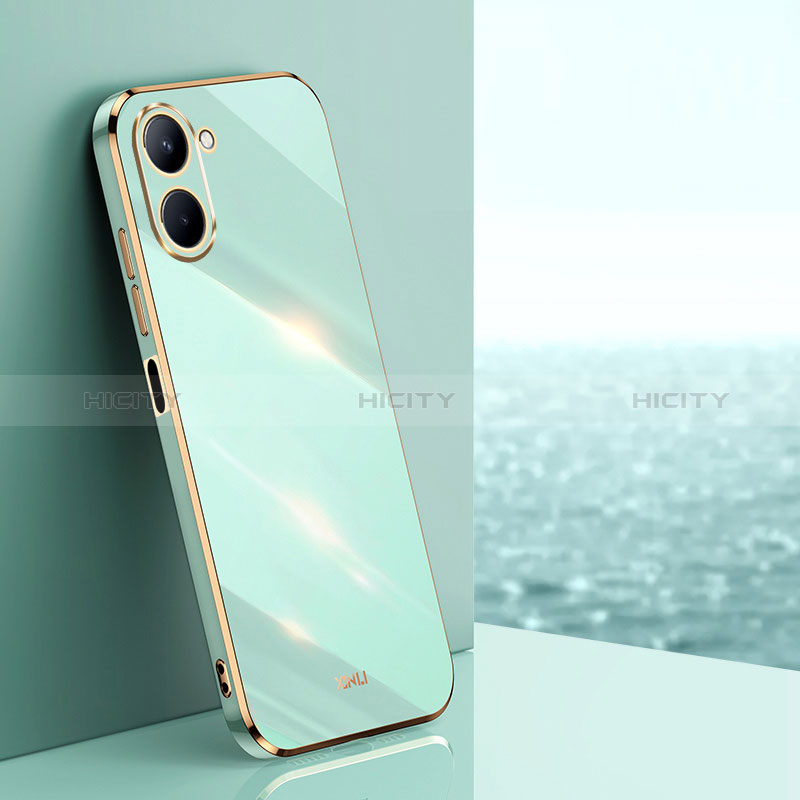 Funda Silicona Ultrafina Goma Carcasa XL1 para Realme C33 (2023) Verde