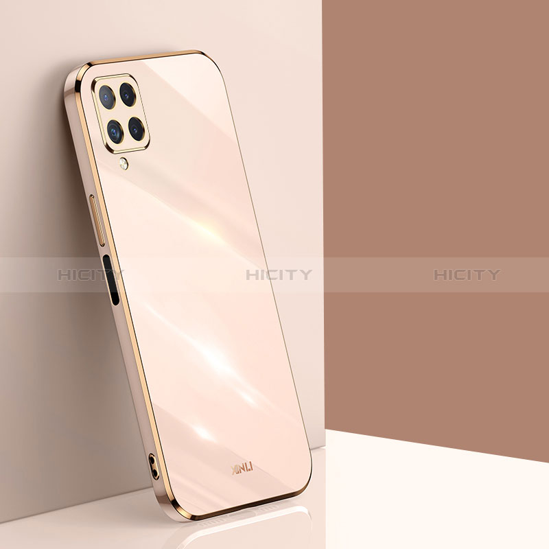 Funda Silicona Ultrafina Goma Carcasa XL1 para Samsung Galaxy A12 Nacho Oro