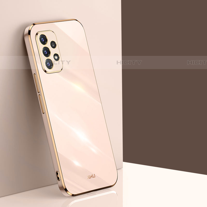 Funda Silicona Ultrafina Goma Carcasa XL1 para Samsung Galaxy A52 4G Oro