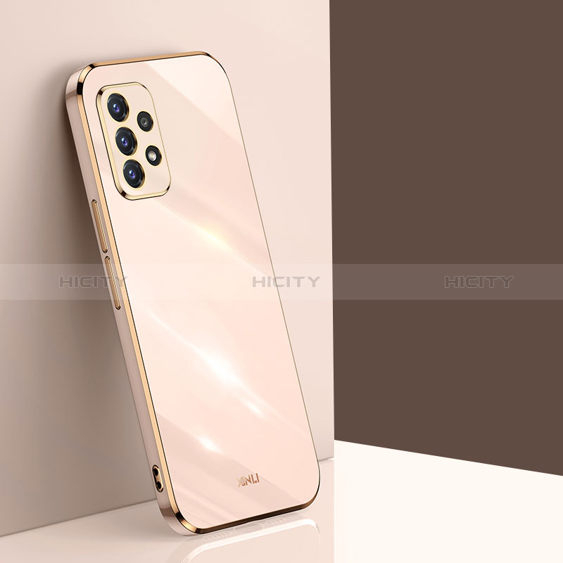 Funda Silicona Ultrafina Goma Carcasa XL1 para Samsung Galaxy A52s 5G Oro