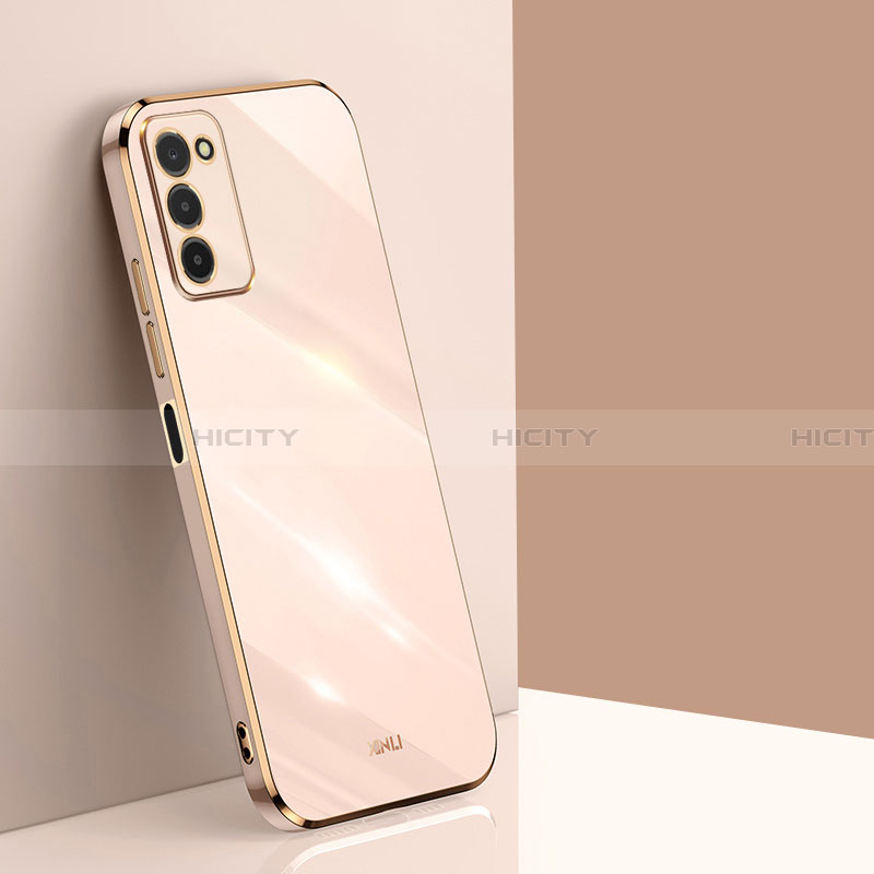 Funda Silicona Ultrafina Goma Carcasa XL1 para Samsung Galaxy F02S SM-E025F Oro